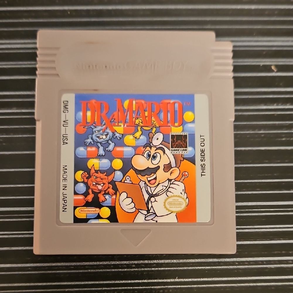 Nintendo Dr. Mario Game Cartridge - Gray and Multicolor